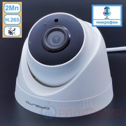 IP камера 2Мп с микрофоном, IP20, VNI27 Орбита